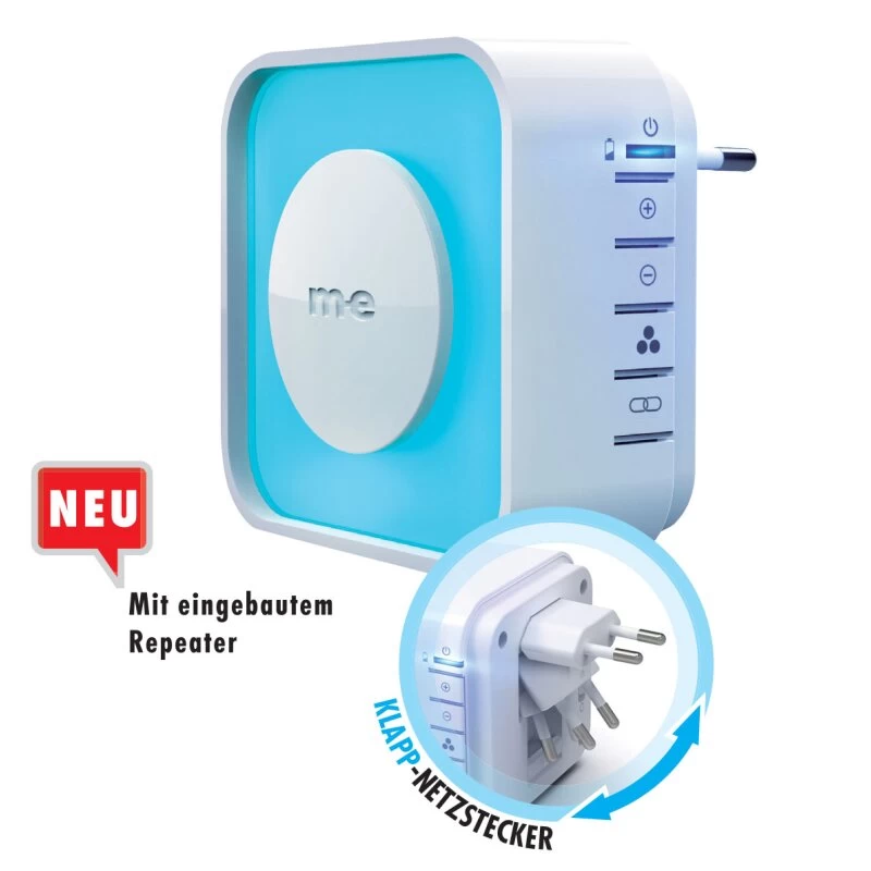 2 Familien Funk Türklingel 500m Reichweite 16 Klingeltönen Betrieb Anthrazit – Bild 4