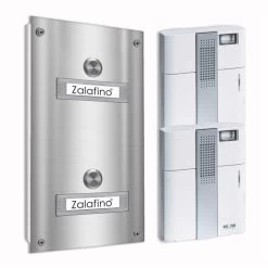 2 Parteien Funk Aufputz Türklingel 145x260mm Mit AP-Kasten