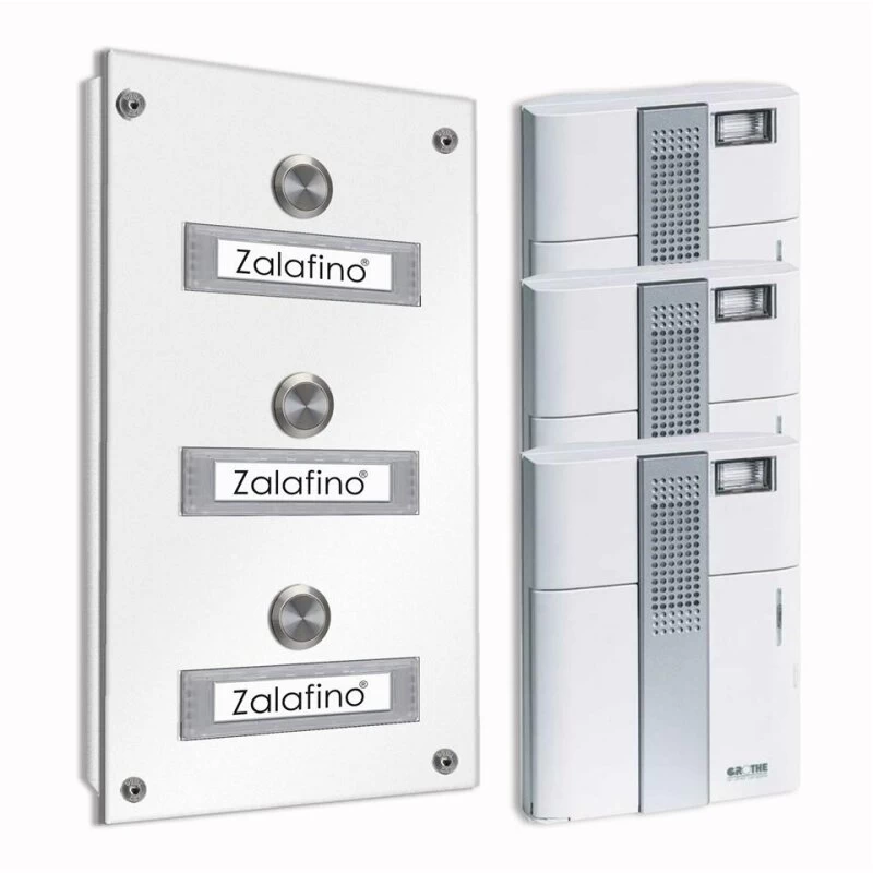 3 Parteien Funk Aufputz Türklingel 145x260mm Mit AP-Kasten – Bild 4