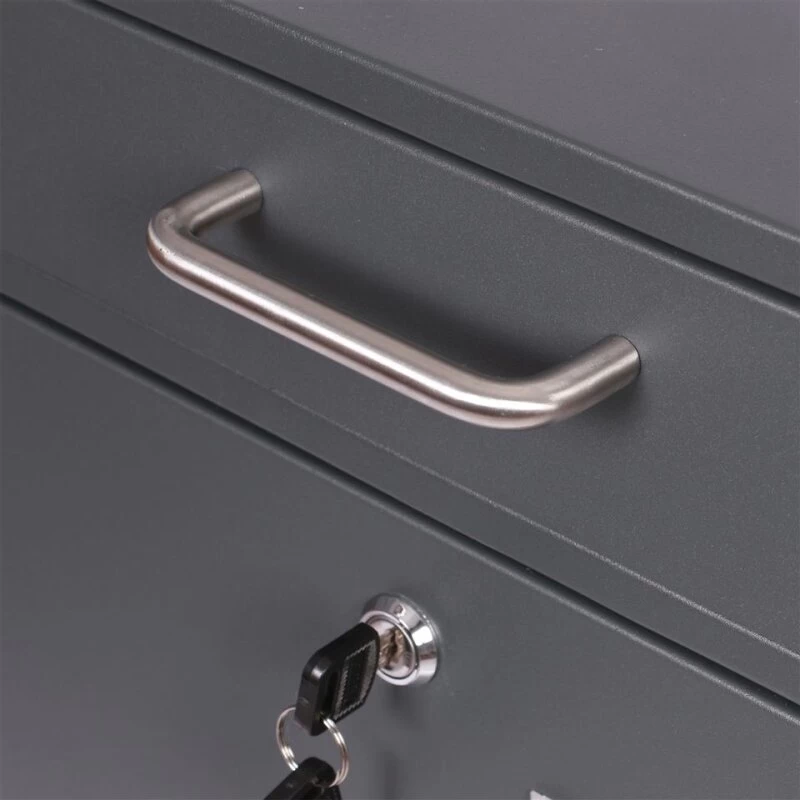 4 Fach Standbriefkasten Briefkastenanlage Anthrazit Grau RAL 7016 V1 – Bild 8