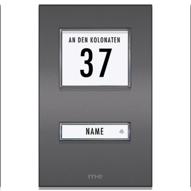 Aufputz Klingeltaster Für 1, 2, 3-Familienhaus In Verschiedenen Farben