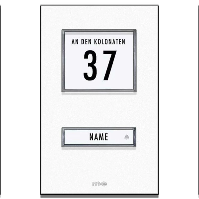 Aufputz Klingeltaster Für 1, 2, 3-Familienhaus In Verschiedenen Farben – Bild 10