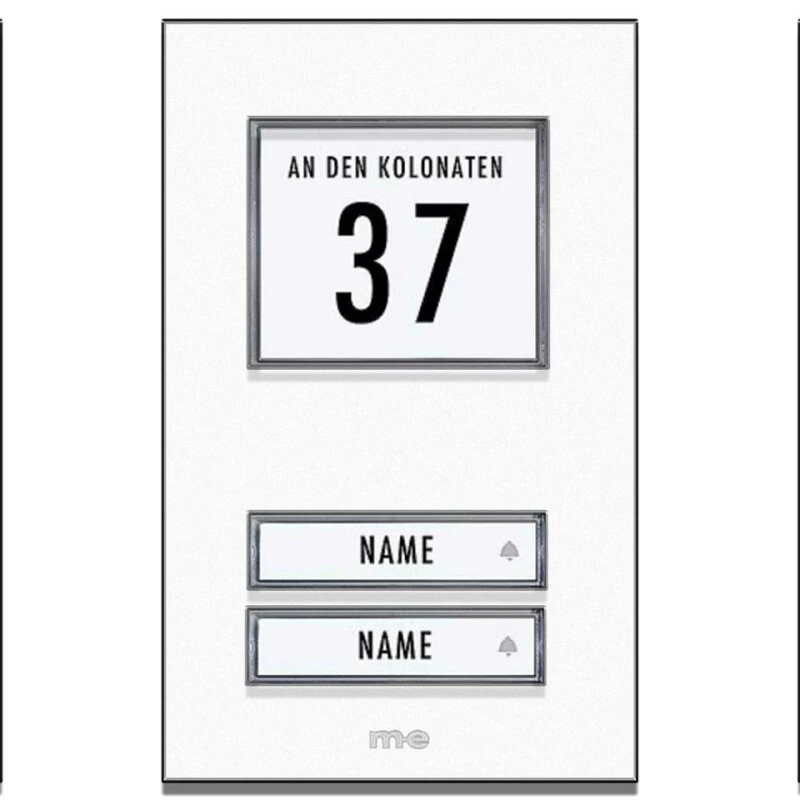 Aufputz Klingeltaster Für 1, 2, 3-Familienhaus In Verschiedenen Farben – Bild 11