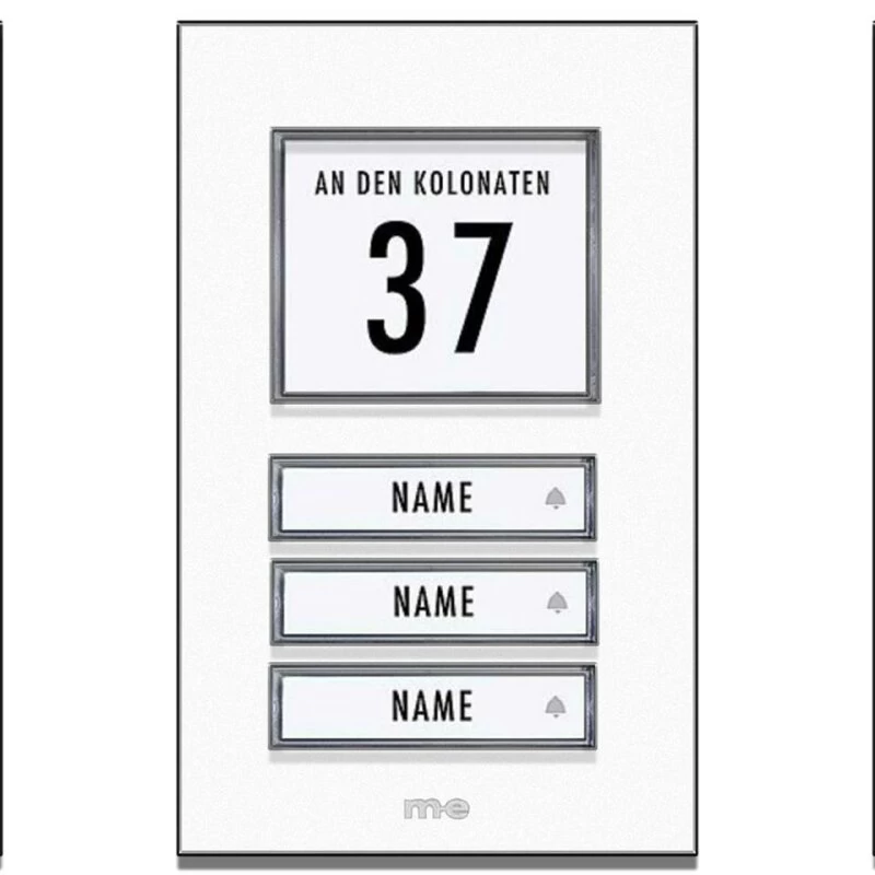 Aufputz Klingeltaster Für 1, 2, 3-Familienhaus In Verschiedenen Farben – Bild 12