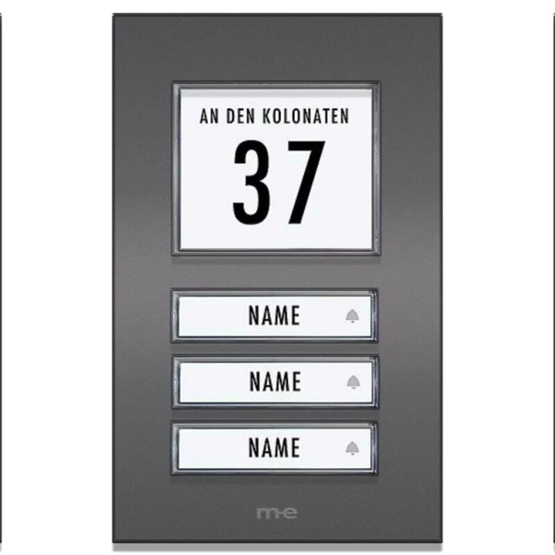 Aufputz Klingeltaster Für 1, 2, 3-Familienhaus In Verschiedenen Farben – Bild 3