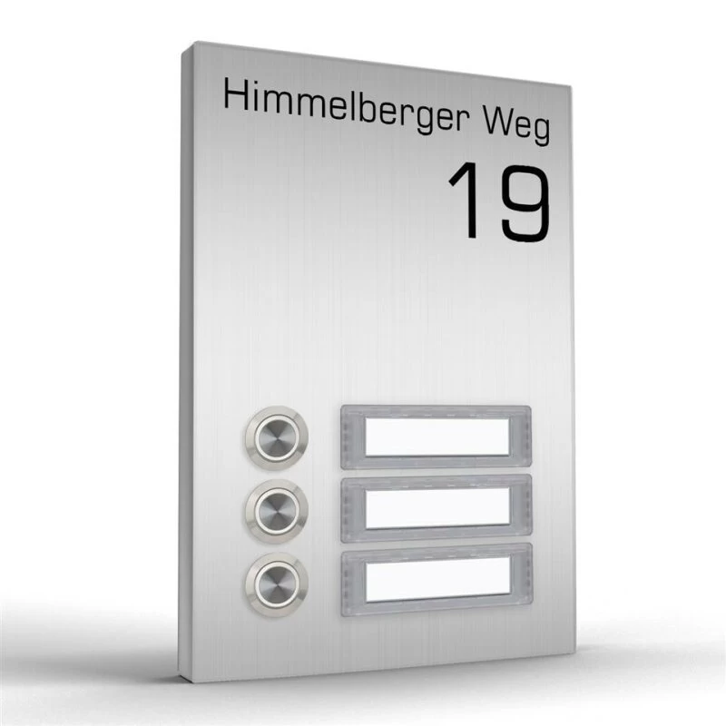 Aufputz Türklingel Dreifamilienhaus TERRA TREE In 4 Farben