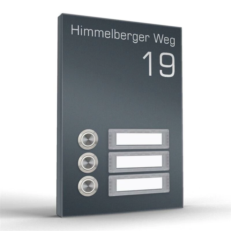 Aufputz Türklingel Dreifamilienhaus TERRA TREE In 4 Farben – Bild 2