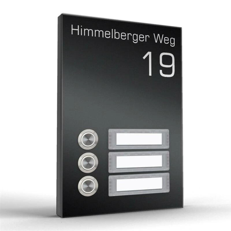 Aufputz Türklingel Dreifamilienhaus TERRA TREE In 4 Farben – Bild 3