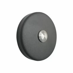 Aufputz Türklingel Rund 90mm Durchmesser RAL7016 Anthrazit Grau
