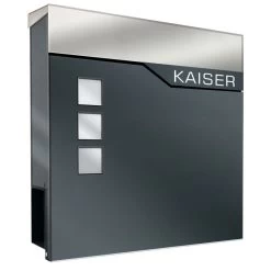 Briefkasten ANTHRAZIT Mit Beschriftung Wandbriefkasten Postkasten Alticum