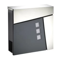 Briefkasten ANTHRAZIT Wandbriefkasten Postkasten Nürnberg