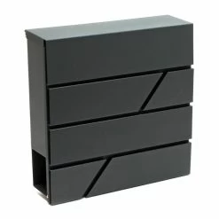 Briefkasten Design ANTHRAZIT Wandbriefkasten Postkasten Augsburg