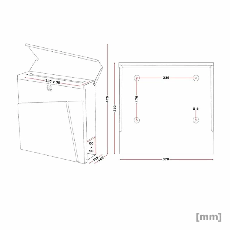 Briefkasten Edelstahl Mit Schutzlack Lackiert Freiburg – Bild 7