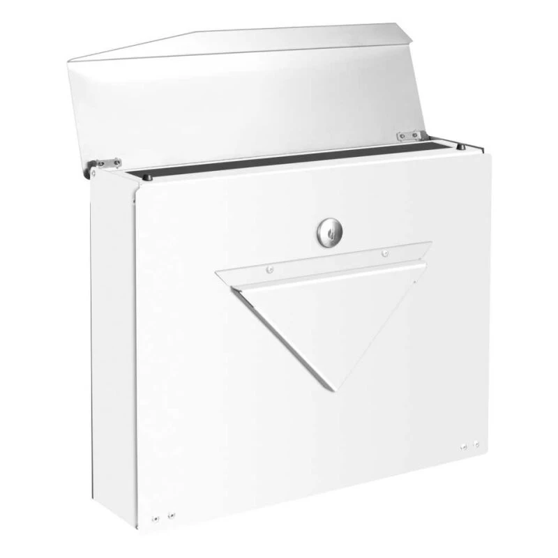 Briefkasten EDELSTAHL WEISS RAL 9016 SAMMY THREE – Bild 3