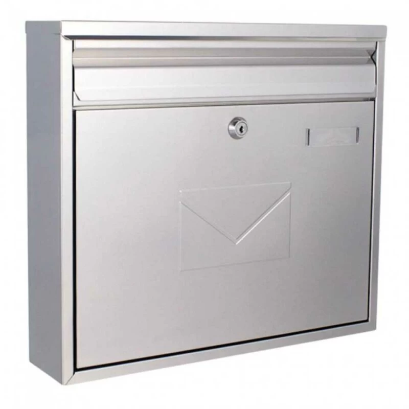Briefkasten Mailbox Teramo Silber