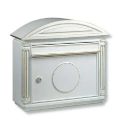 Briefkasten Mailbox Wandbriefkasten Südländisches Flair Weiss