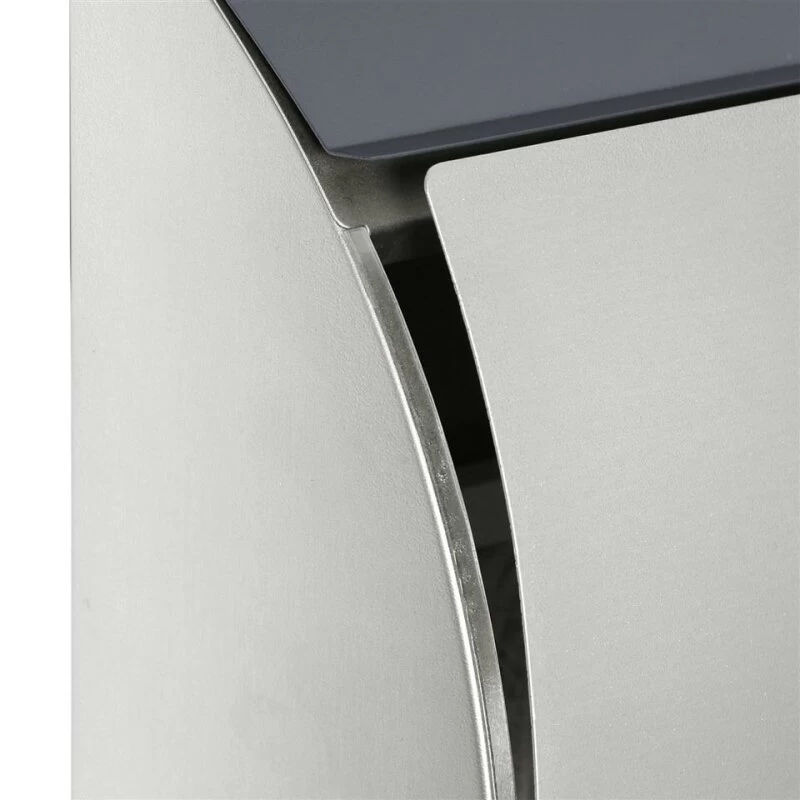 Briefkasten Mit Zeitungsrolle Wandbriefkasten Silberfarben Postbox Bay – Bild 5