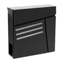 Briefkasten SCHWARZ Wandbriefkasten Postkasten Wetzlar