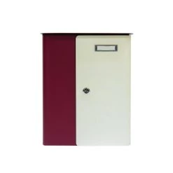 Briefkasten Splashy Berry Weiß