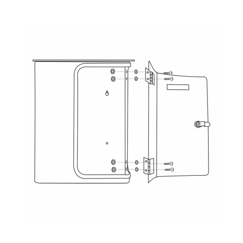 Briefkasten Splashy Weiß – Bild 3