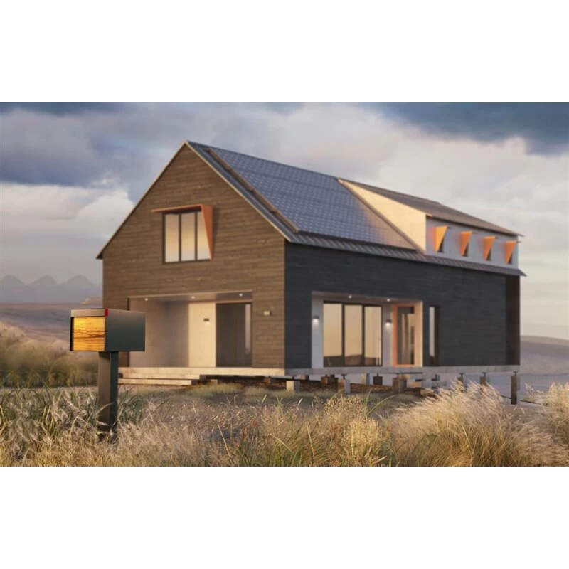 Briefkasten Standbriefkasten Square Weiß RAL 9016 Mit HPL-Front – Bild 12