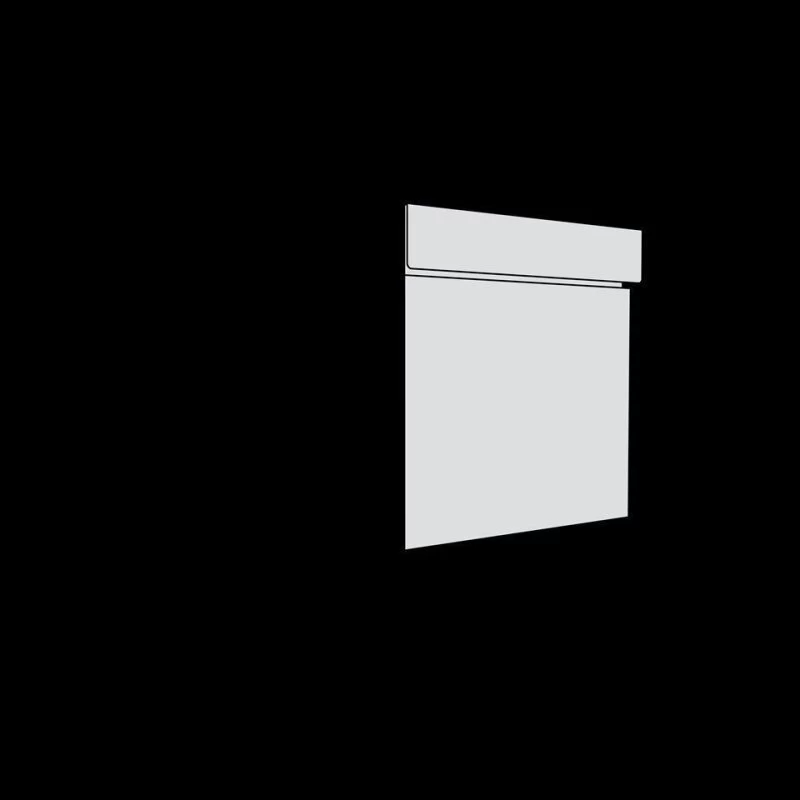 Briefkasten Standbriefkasten Square Weiß RAL 9016 Mit HPL-Front – Bild 7