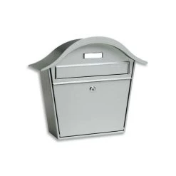 Briefkasten Wandbriefkasten Aus Verzinktem Stahlblech Silber