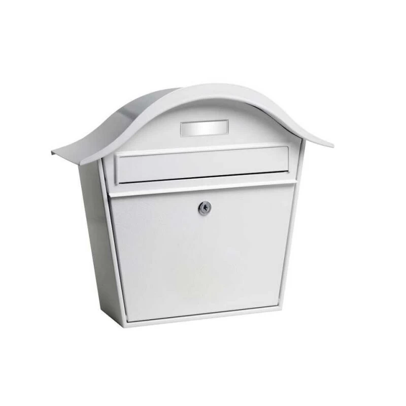 Briefkasten Wandbriefkasten Aus Verzinktem Stahlblech Weiss