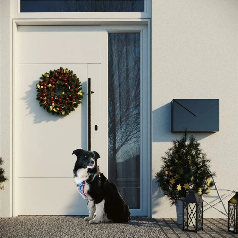 Briefkasten Wandbriefkasten Blitz Schwarz RAL 9005 Mit Edelstahlklappe – Bild 3