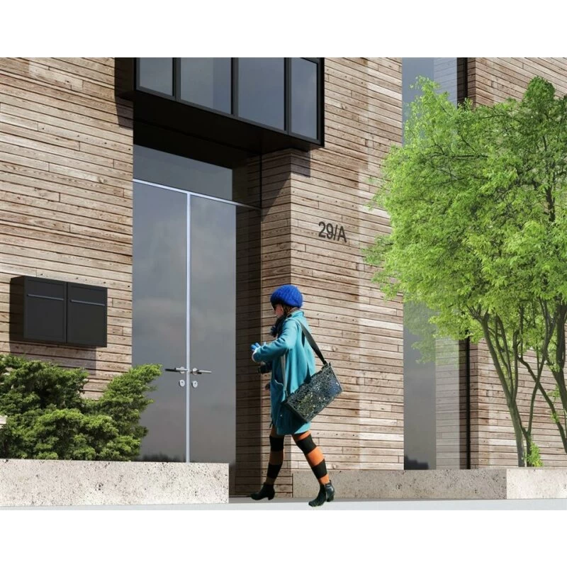 Briefkasten Wandbriefkasten Dream Rot RAL 3004 – Bild 7