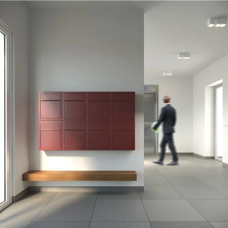 Briefkasten Wandbriefkasten Dream Rot RAL 3004 – Bild 9