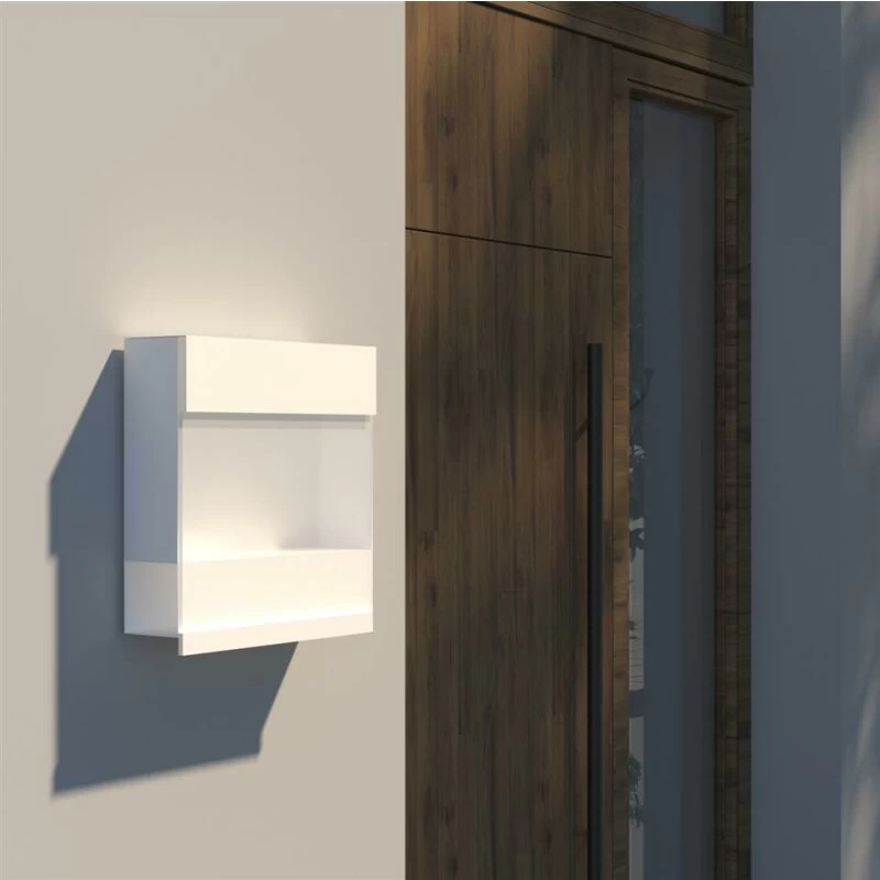 Briefkasten Wandbriefkasten Elegance Pro White Weiß RAL 9016 Mit Weißer Acrylplatte – Bild 2