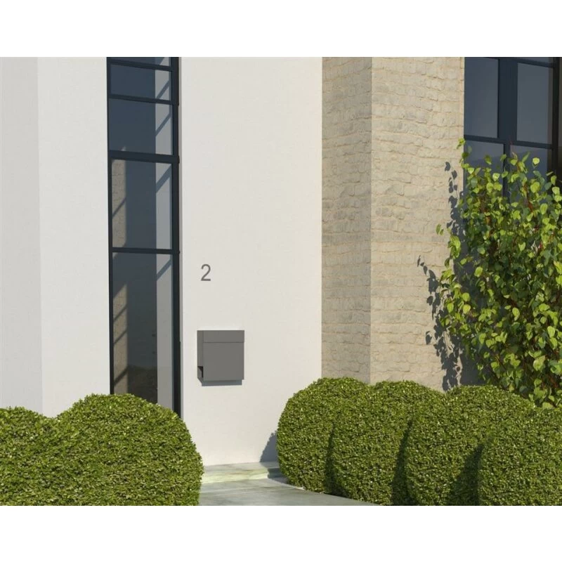 Briefkasten Wandbriefkasten Elegance Weiß RAL 9016 – Bild 6