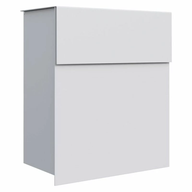 Briefkasten Wandbriefkasten Groove Weiß RAL 9016