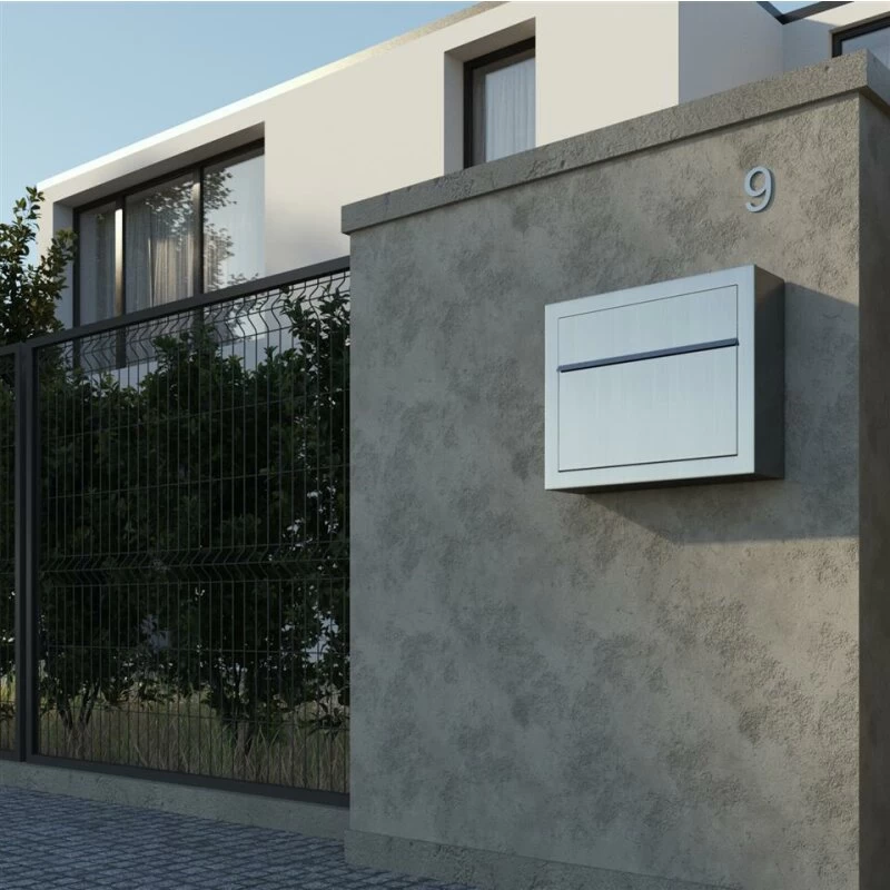 Briefkasten Wandbriefkasten Jazz Schwarz RAL 9005 – Bild 7