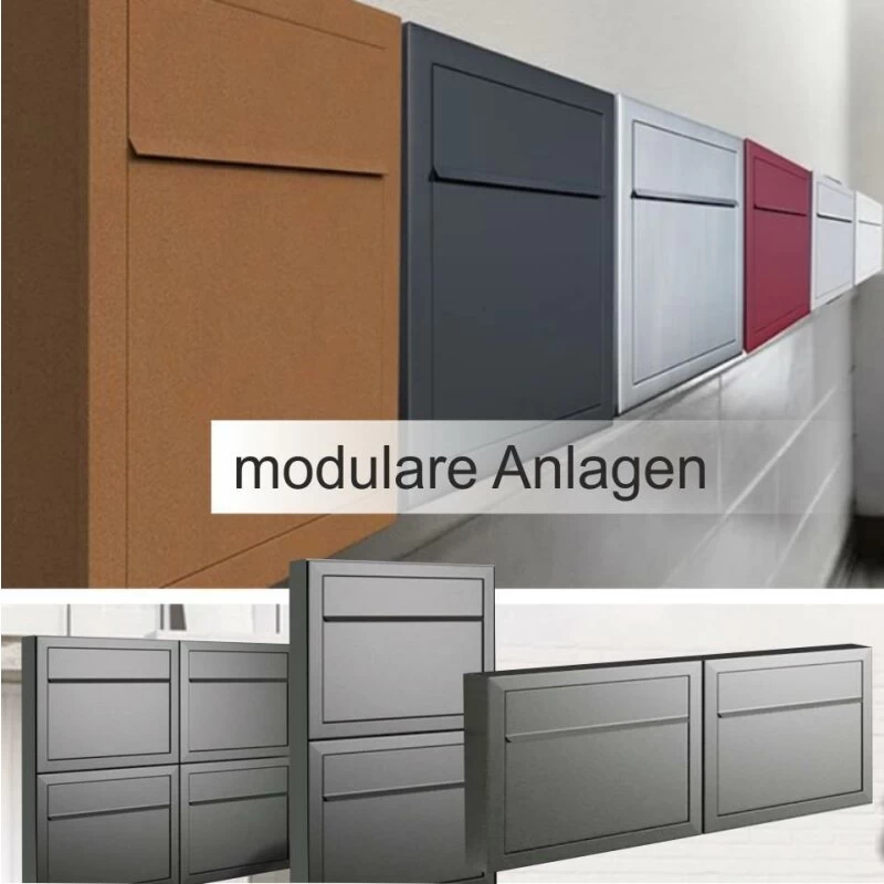 Briefkasten Wandbriefkasten Jazz Schwarz RAL 9005 – Bild 8