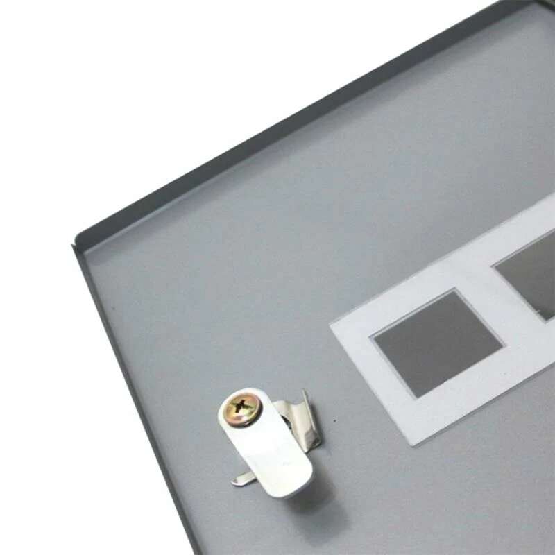 Briefkasten Wandbriefkasten Mit Zeitungsrolle & Sichtfenster Silberfarben – Bild 3