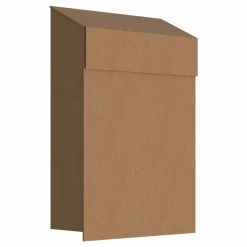 Briefkasten Wandbriefkasten Sun Rost RAL 8001