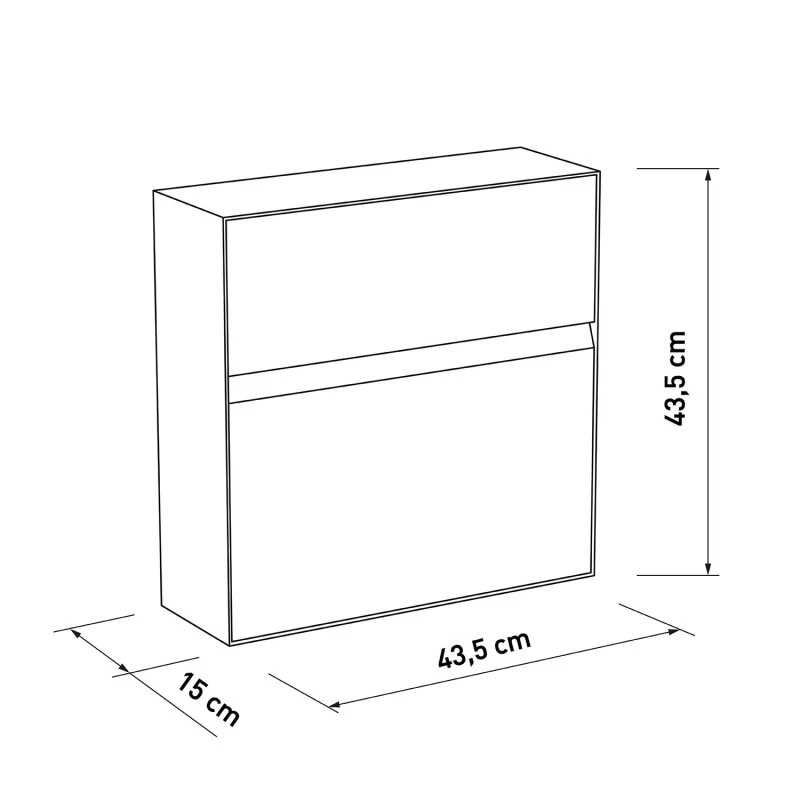 Briefkasten Wandbriefkasten Vinni Anthrazit RAL 7016 – Bild 3