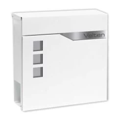 Briefkasten WEIß Mit Beschriftung Wandbriefkasten Postkasten Valler