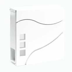 Briefkasten WEIß Wandbriefkasten Postkasten Schwerin