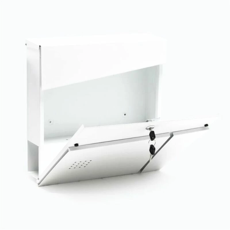 Briefkasten WEIß Wandbriefkasten Zeitungsfach Postkasten Rosenheim – Bild 3