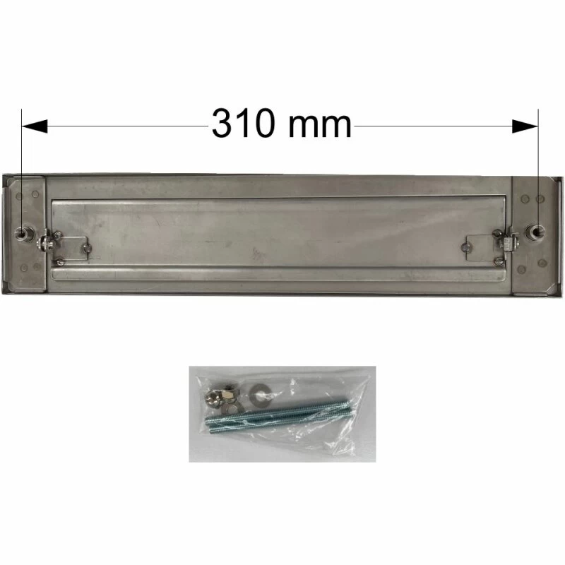 Briefklappe Briefeinwurfklappe Edelstahl Mit Abtropfkante Typ1 – Bild 2