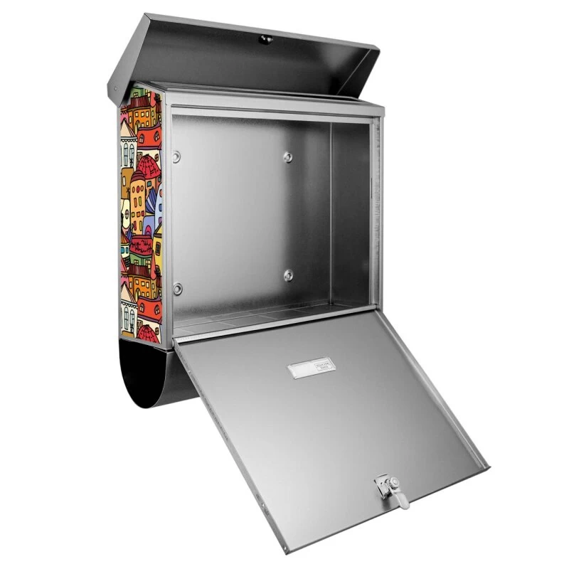 Burg-Wächter Bavaria Briefkasten Postkasten Wandbriefkasten Funky Town – Bild 5