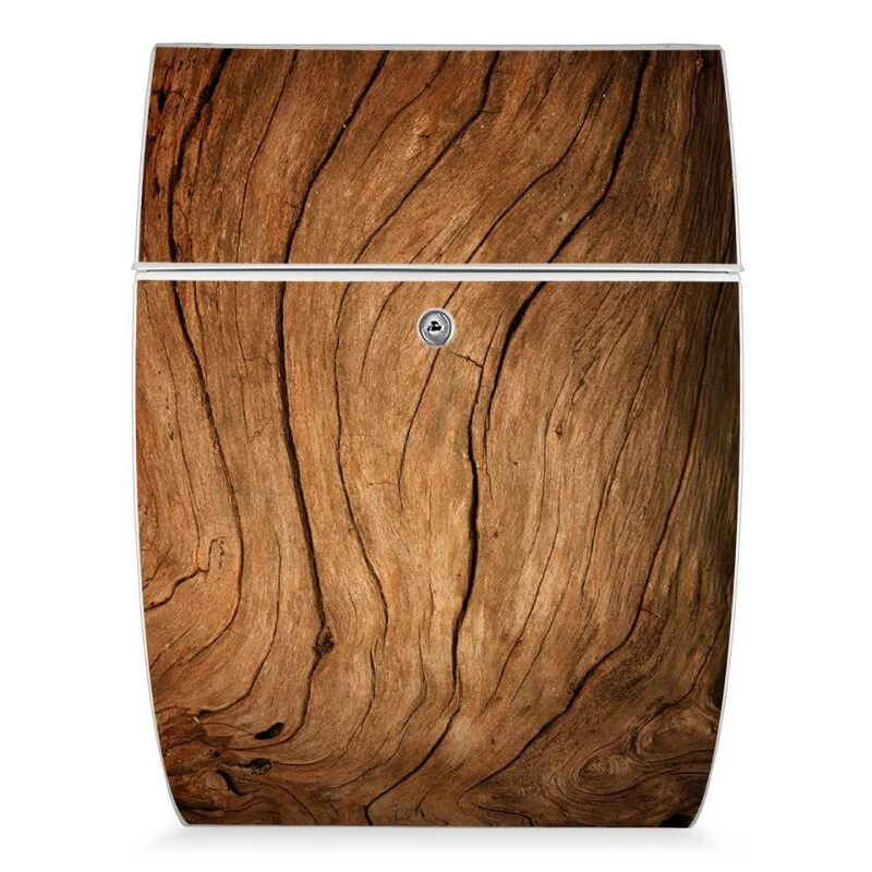 Burg-Wächter Briefkasten Postkasten Wandbriefkasten Weiß Trockenes Holz – Bild 2