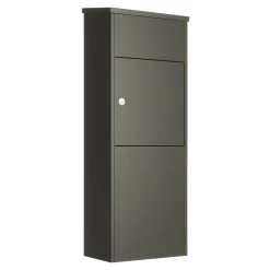 Design Paketkasten Postbox Paketbox Black Schwarz RAL 9005