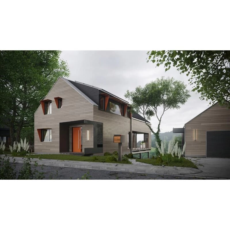 Doppel Briefkasten Standbriefkasten Square Schwarz RAL 9005 Mit HPL-Front – Bild 12