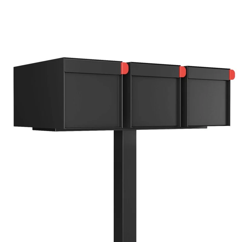 Dreifach Briefkasten Standbriefkasten Square Verschiedene Farben Wählbar