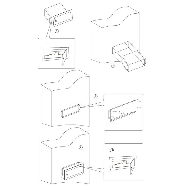 Durchwurfbriefkasten Weiß RAL 9016 – Bild 8