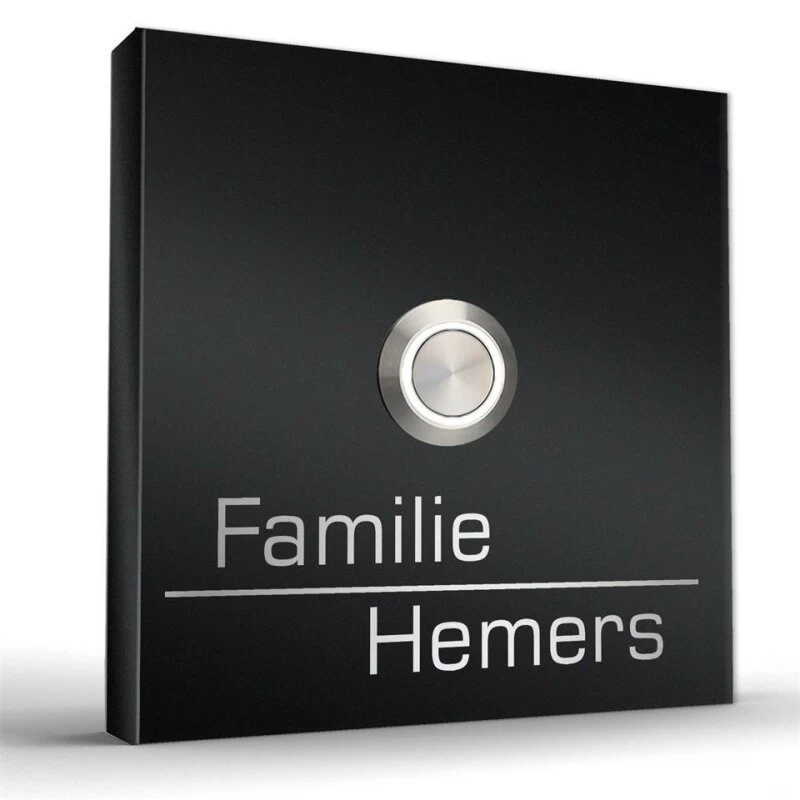 Edelstahl Aufputz Türklingel Aufputzklingel In Verschiedenen Größen Futura2 – Bild 3